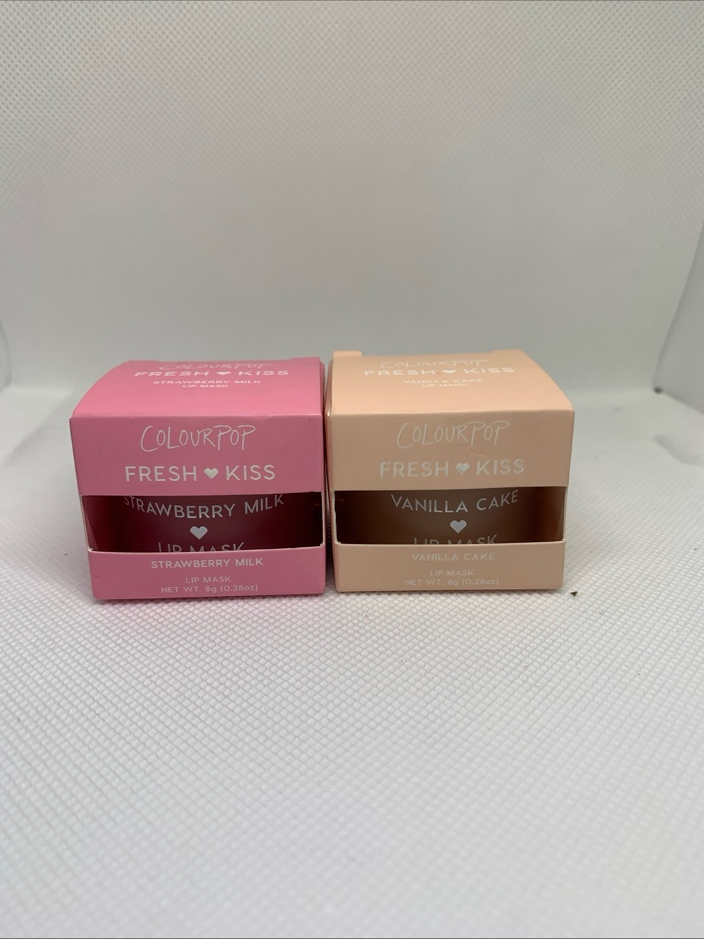 ColourPop Fresh Kiss Lip Masks — Strawberry Milk & Vanilla Cake